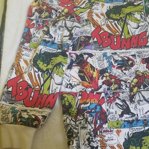 Marvel Comic Strip Heroes Women’s Medium Sweatshirt NWOT - Picture 8 of 8